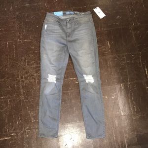 7 for all Mankind high waist ankle skinny jeans